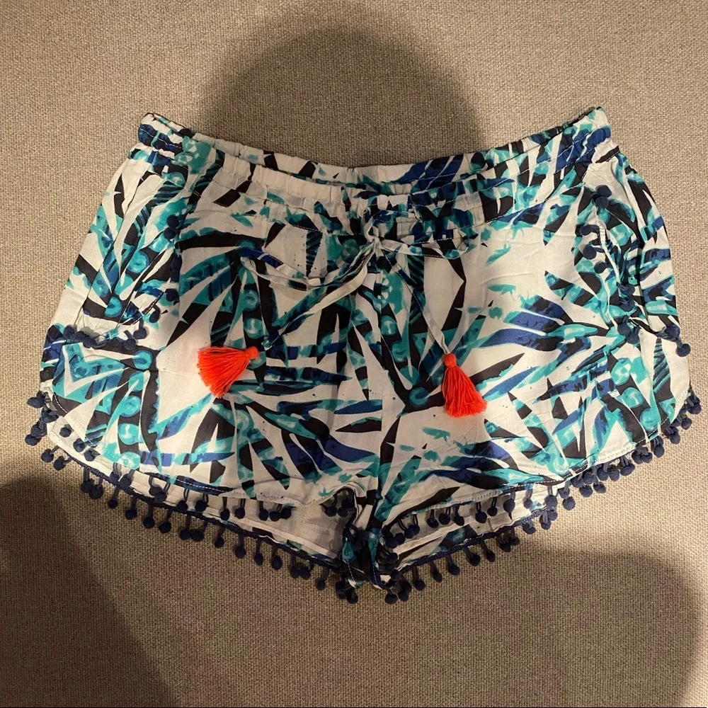 Scoop NYC Pom Pom detailed shorts size small - Picture 1 of 5